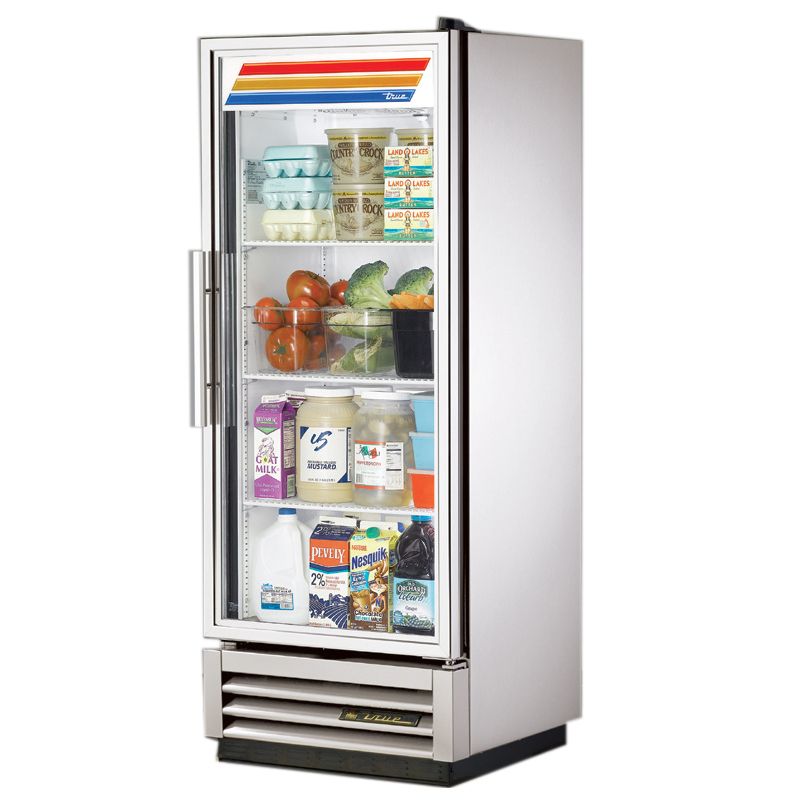 True&reg; T-Series Reach-In Refrigerator w/ Glass Door, 12 Cubic Feet