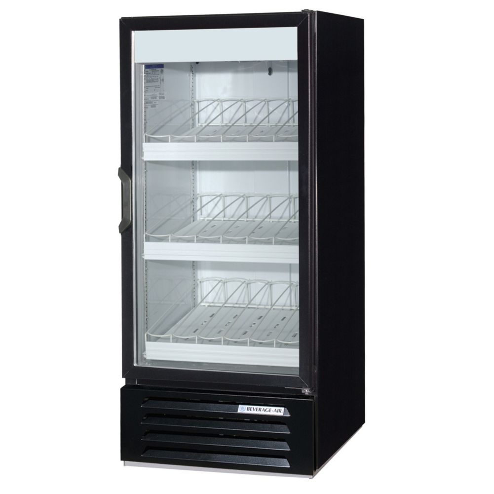Beverage-Air LumaVue Black Reach-In Refrigerated Merchandiser