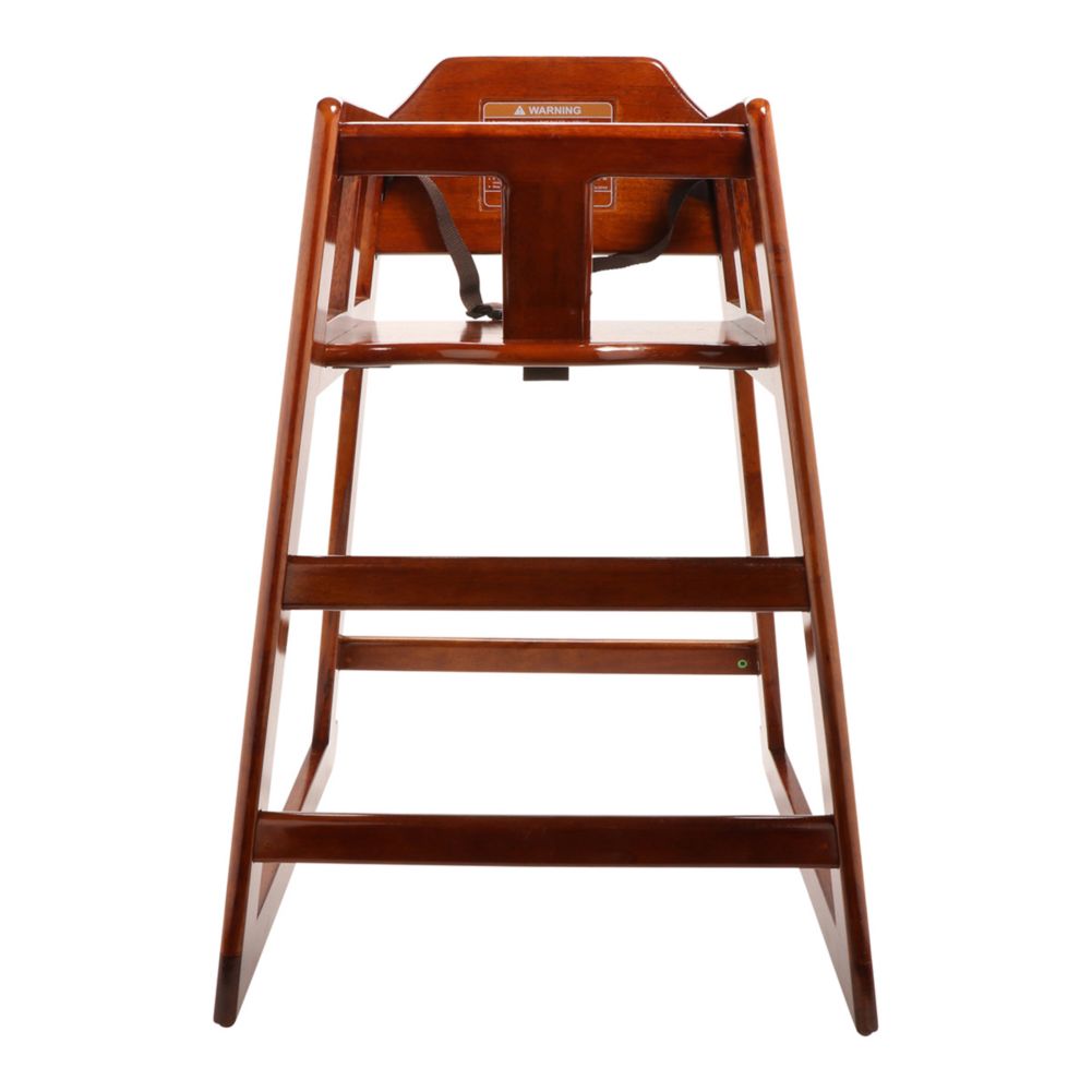 G.E.T. HC-100-MOD-W-2 New Version Walnut Hard Wood High Chair