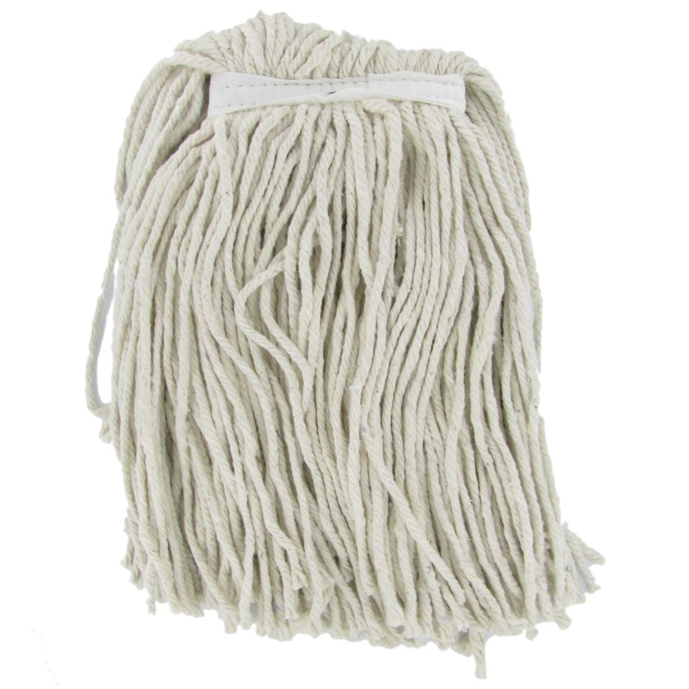 Continental Stinger 20 oz White Narrow Band Cotton Cut End Mop Head
