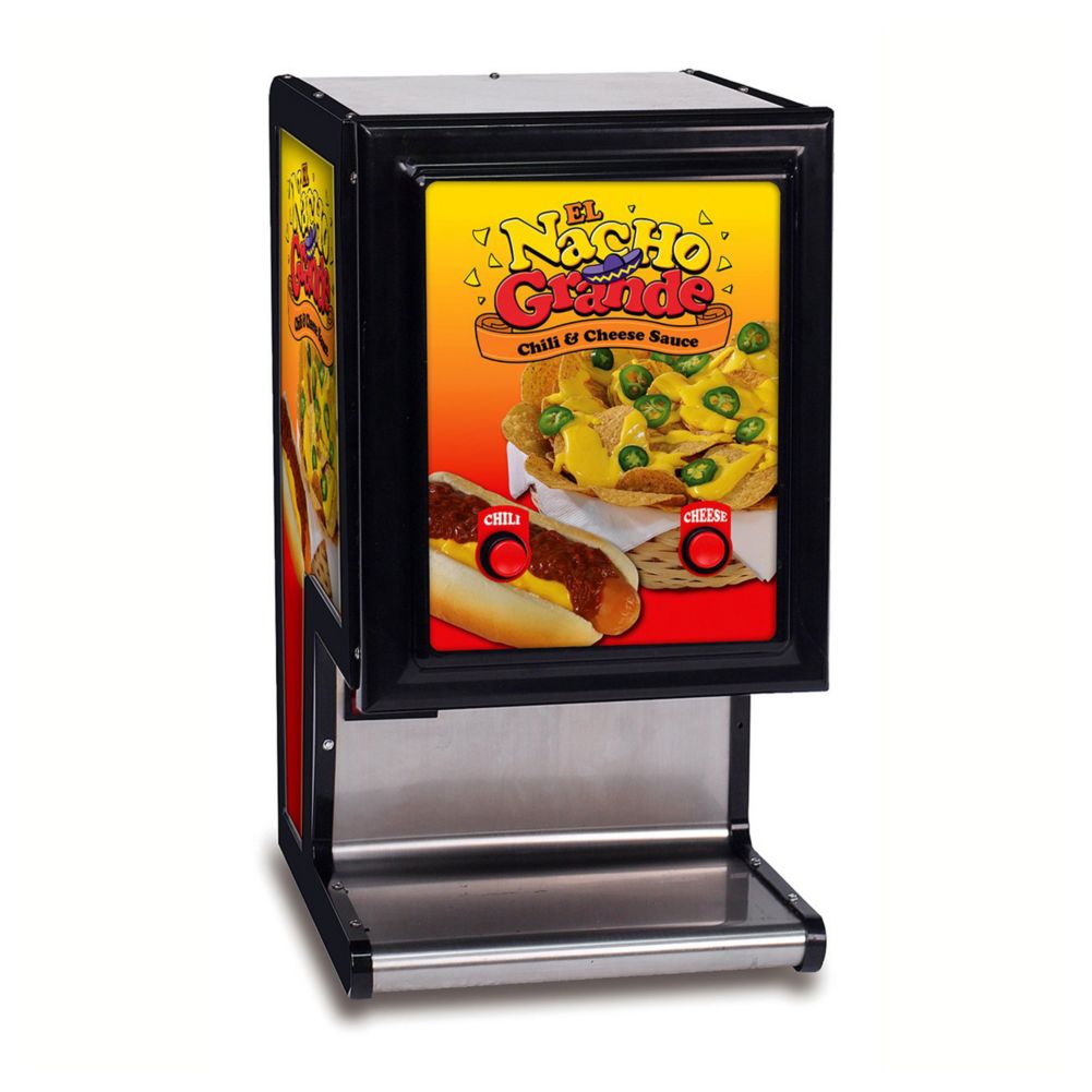 Gold Medal® 5301 120V Cheese / Chili Dual Dispenser | Wasserstrom