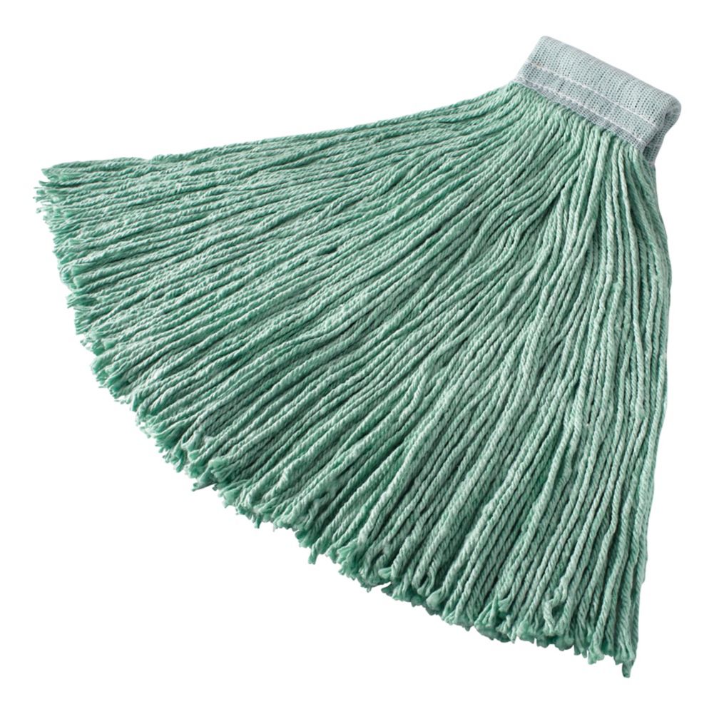 Rubbermaid Green Synthetic Blend Cut-End 24 oz Wet Mop