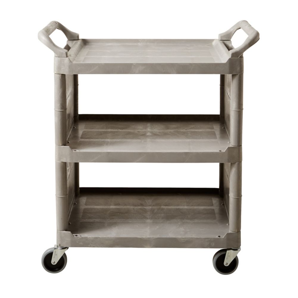 Rubbermaid Platinum Enclosed End Utility Cart