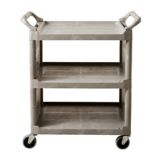 Rubbermaid Platinum Enclosed End Utility Cart