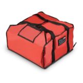 Rubbermaid PROSERVE&reg; Large Red Pizza Delivery Bag