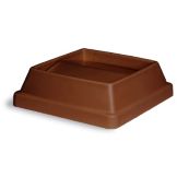 Continental Brown Tip Top Lid for 25 / 32 gal Swingline Receptacles