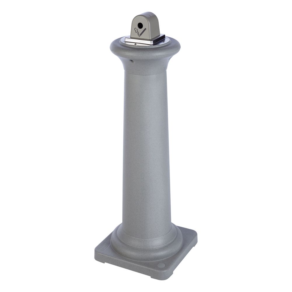 Rubbermaid GroundsKeeper Sandstone Tuscan Smoking Receptacle