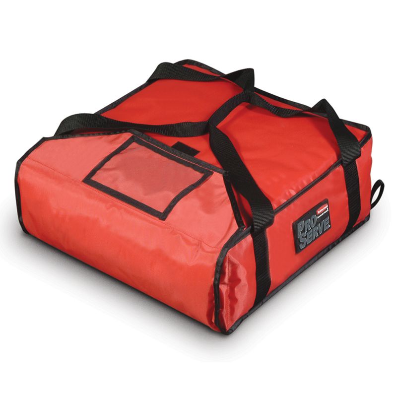 Rubbermaid PROSERVE&reg; Small Red Pizza Delivery Bag