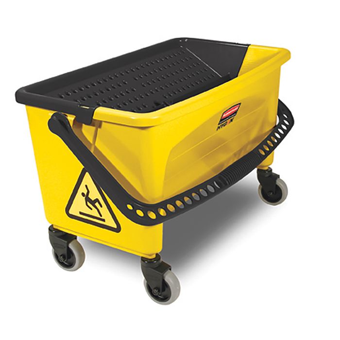 Rubbermaid HYGEN&trade; Yellow Press Wring Bucket