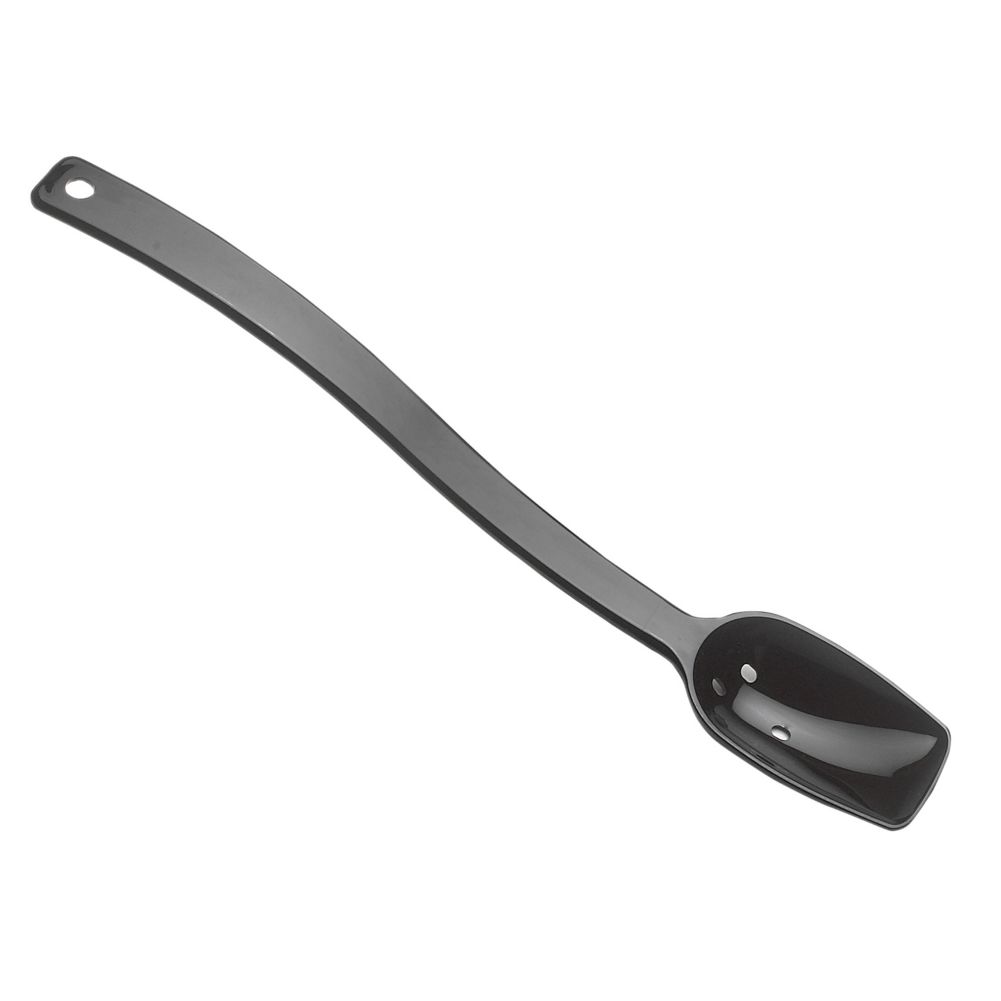 Cambro Black Perforated Serving Spoon 10"