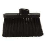 Duo-Sweep&reg; Broom Head, Black, 9"