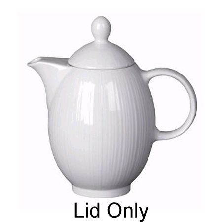 Steelite Distinction Spyro White Lid for 21 Oz Coffee Pot