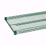 Thunder Group Green Epoxy Coated Wire Shelf, 24 x 48"