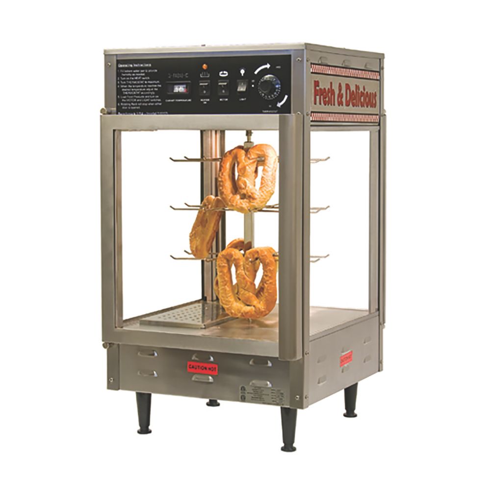 Winco 51012 BenchmarkUSA™ Rotating Pizza Display Warmer | Wasserstrom