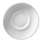 Diversified Ceramics White 4-1/2" Stacking Espresso Saucer