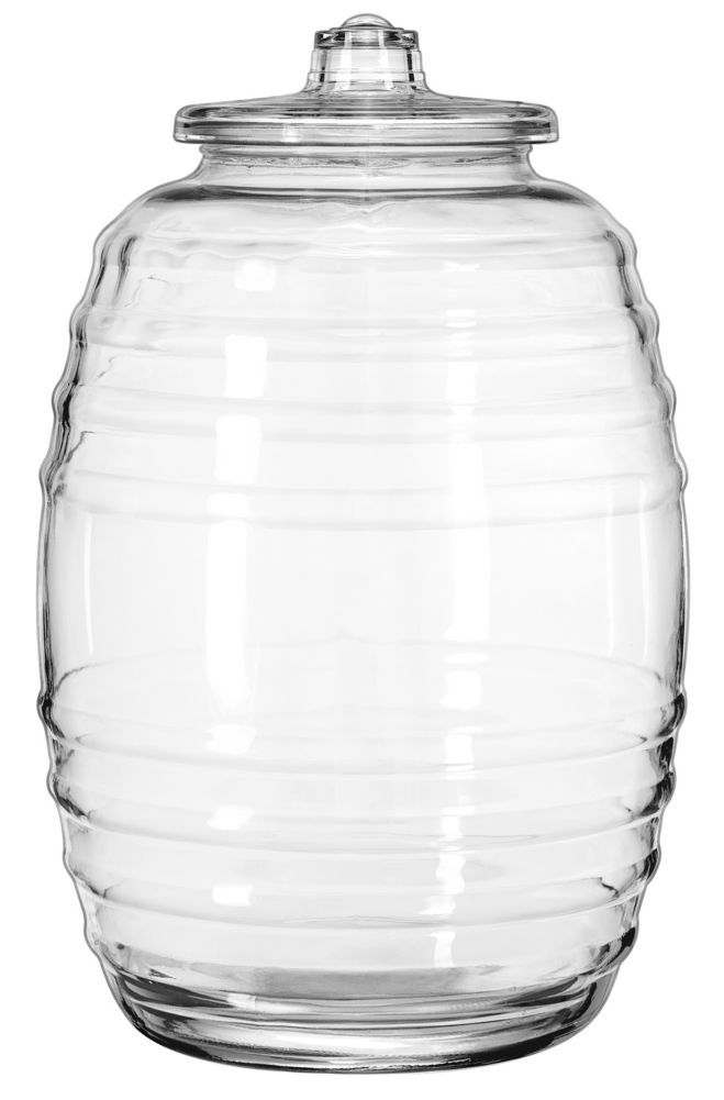 Libbey Glass 20 Liter Barrel w/ Lid