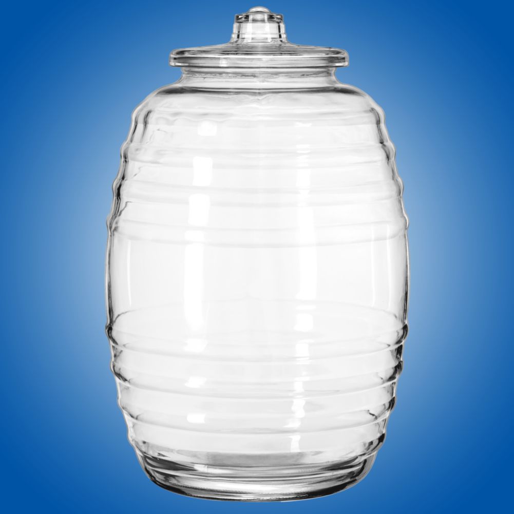 Libbey Glass 20 Liter Barrel w/ Lid