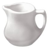 Diversified Ceramics White 4 oz Ranch Creamer