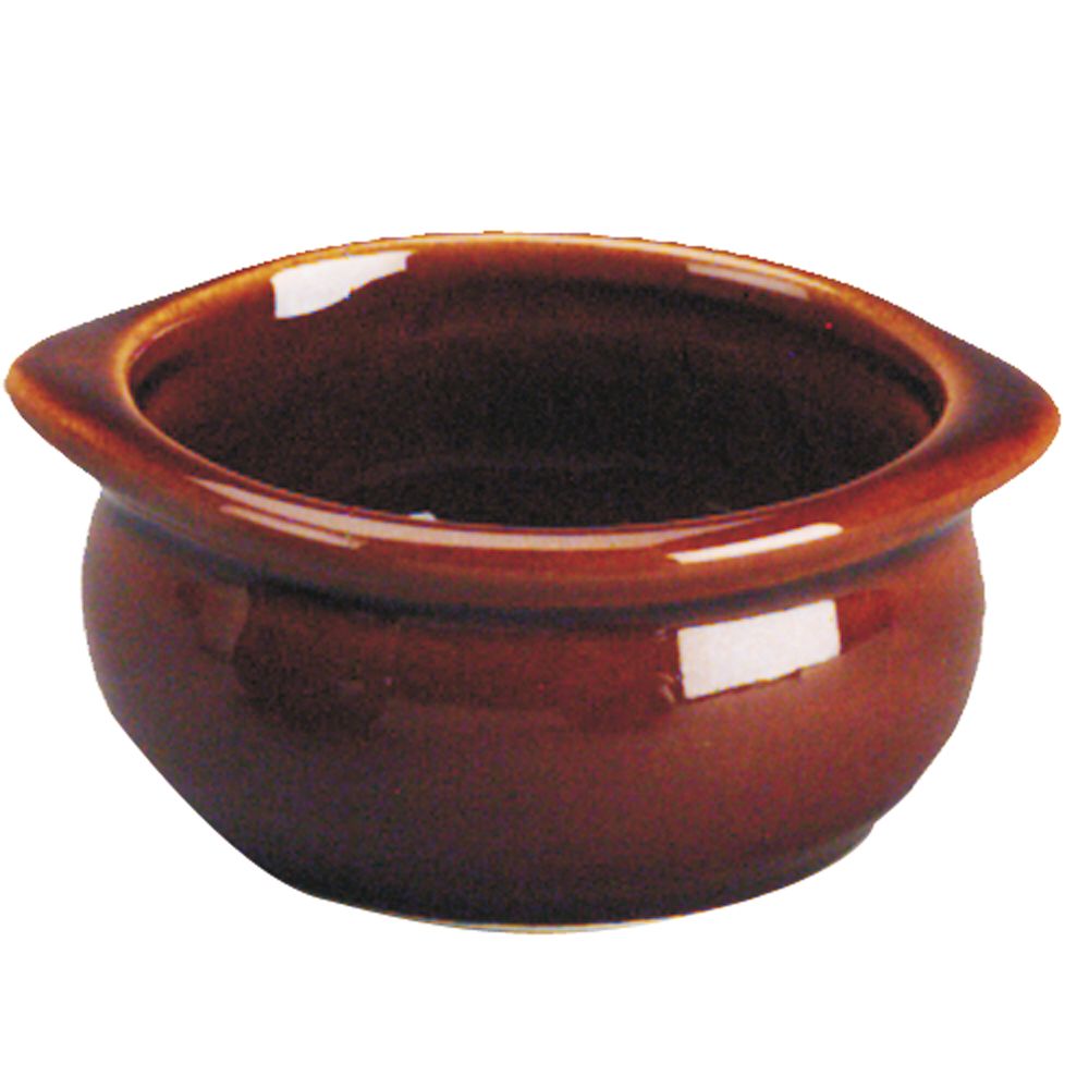 Diversified Ceramics Lennox Brown 12 oz Onion Soup Bowl