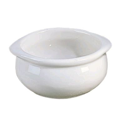 Diversified Ceramics White 10 oz Onion Soup Bowl