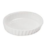 Diversified Ceramics Ultra White 6 oz Oval Creme Brulee Dish