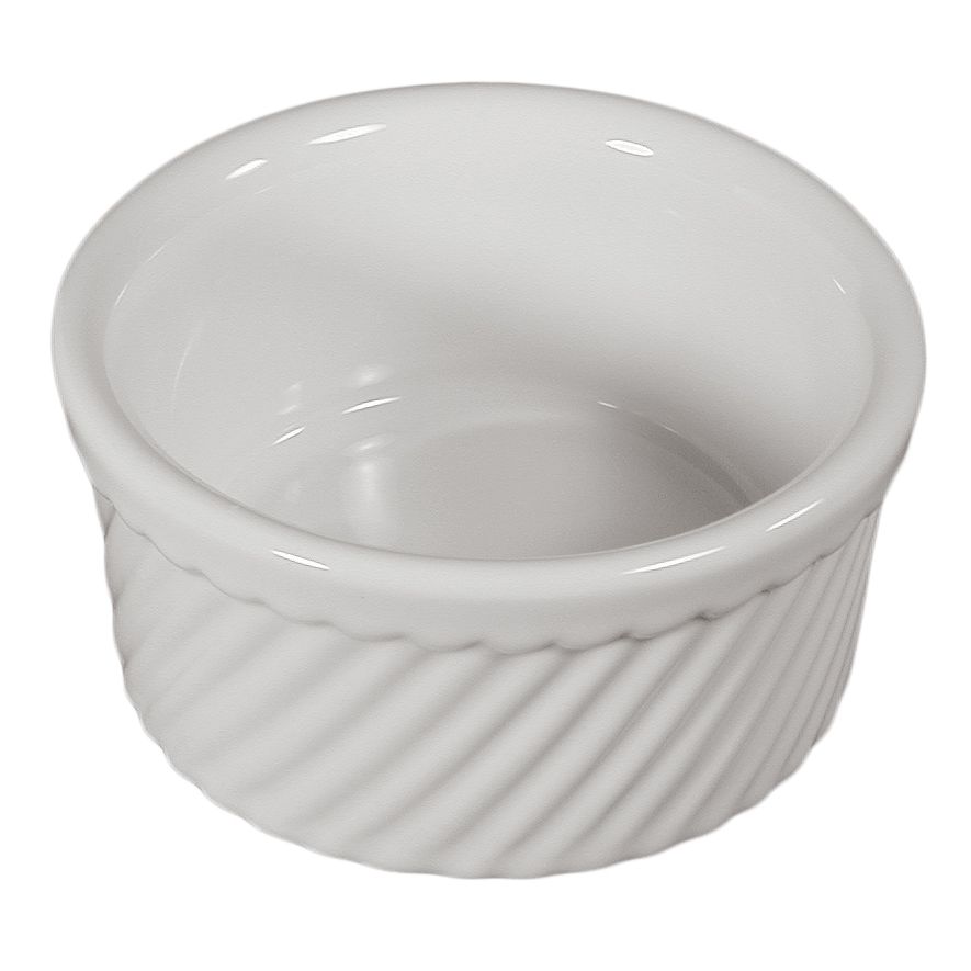 Diversified Ceramics White 16 oz Souffle