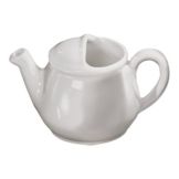 Diversified Ceramics 16 Oz Ultra White Lidless English Teapot