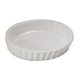 Diversified Ceramics White 6 oz Oval Creme Brulee Dish