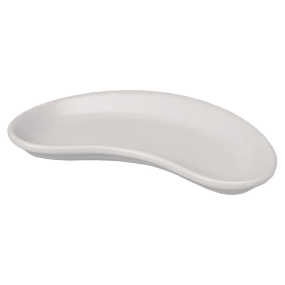 Diversified Ceramics White 7 oz Crescent Dish