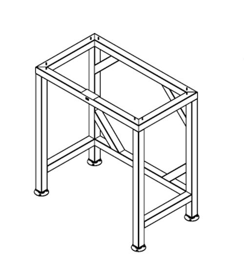Alto-Shaam 37-3/4" S/S Stationary Stand f/ COMBItherm&reg; Oven