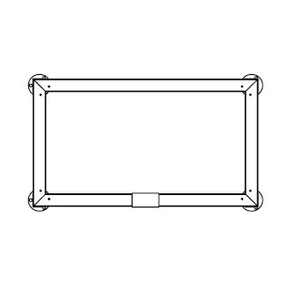Alto-Shaam 37-3/4" S/S Stationary Stand f/ COMBItherm&reg; Oven