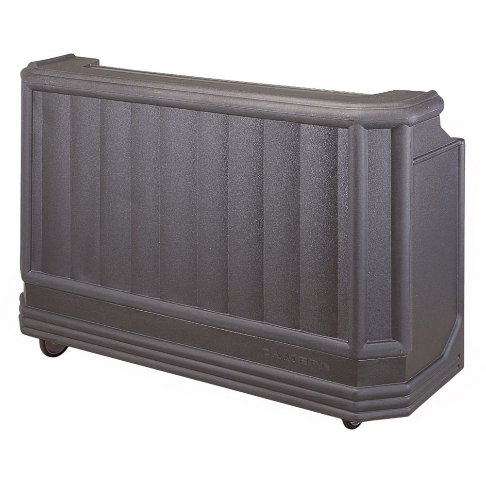 Cambro Cambar&reg; Large Portable Bar, Post-Mix w/o Tank, Granite Gray