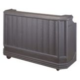 Cambro Cambar&reg; Large Portable Bar, Post-Mix w/o Tank, Granite Gray