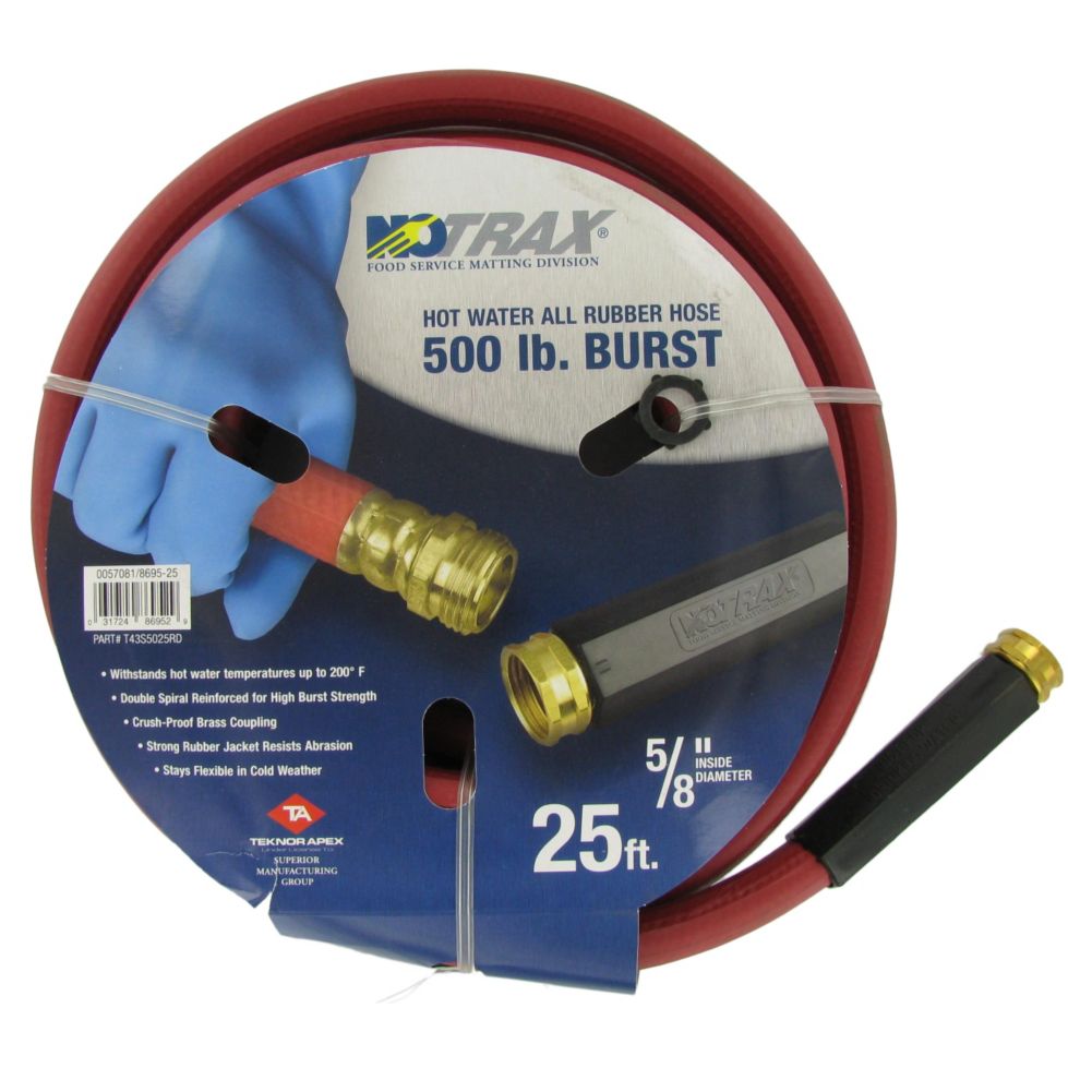 NoTrax&reg; 25 Ft Hot Water Hose