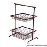 Dover European Metalworks Bronze 2-Tier 12 x 12" Mini Pane Stand
