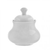 10 Strawberry Street Royal White Covered Sugar Bowl