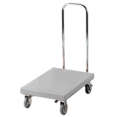 Cambro&reg; Gray 600 Lb. Capacity Utility Truck with Chrome Handle