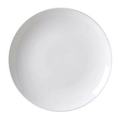 Vertex&reg; China Rubicon Undecorated White 10" Coupe Plate