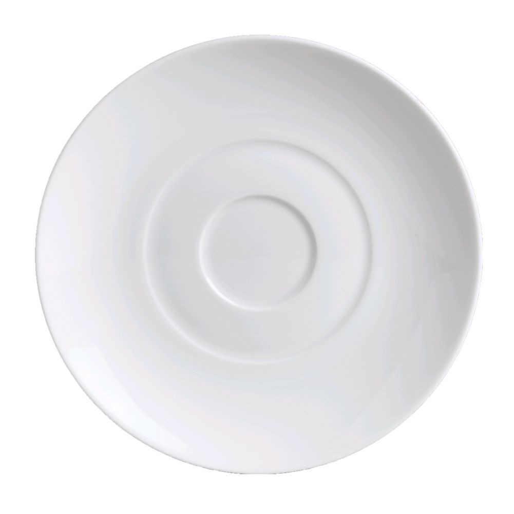 Steelite Rene Ozorio Aura Duo White 6&frac14;" Saucer