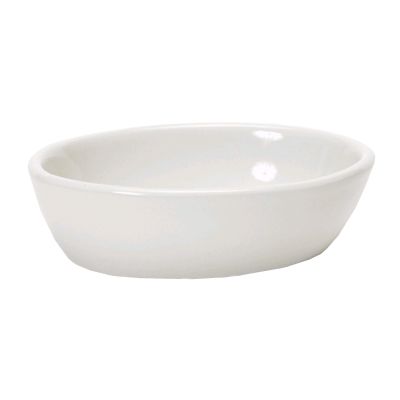 Tuxton&reg; 16 Oz. Eggshell Oval Baker