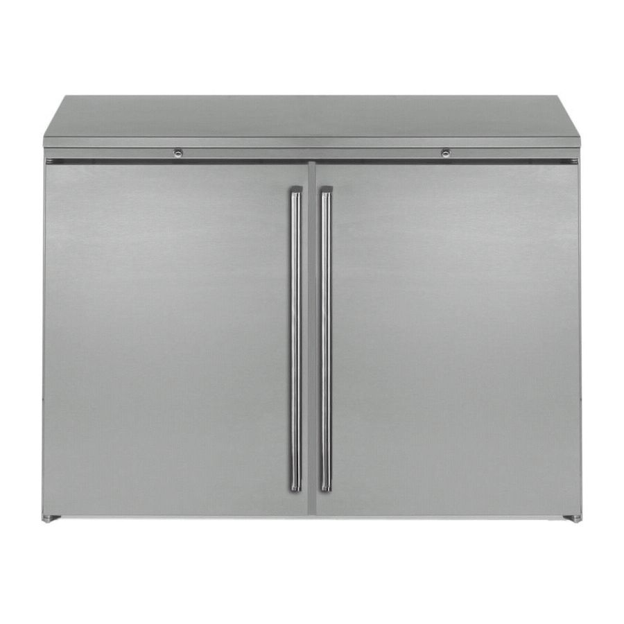 Perlick&reg; 2-Section Non-Refrigerated Backbar Storage Cabinet