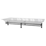 Buffet Enhancement 16X47 Iron Ice Display and Wrought Iron Base W/Tray