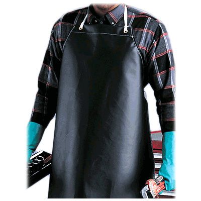 Ansell Lightweight Black Neoprene Apron