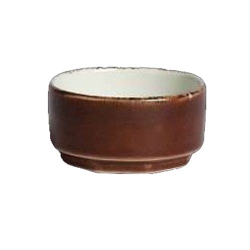 Steelite Performance Terramesa Mocha 1.75 Oz. Taster Dip Dish