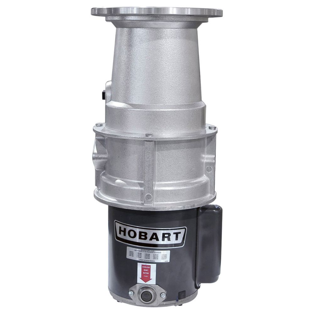 Hobart 208-240/480/60 Basic Unit Disposer W/Long Upper Housing