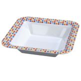 Carlisle&reg; Displayware&trade; Palette Spanish Tile Square Bowl