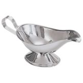 Adcraft&reg; 16 Oz. Stainless Steel Gravy Boat