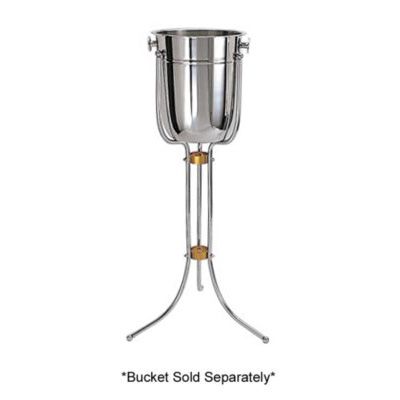 Adcraft&reg; Chrome Plated Wine Bucket Stand