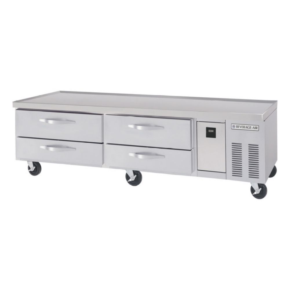 Beverage-Air 84" Stainless Steel 4-Drawer Worktop Cook Stand