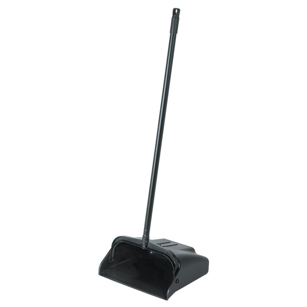 Continental Black Plastic 12" Lobby Dust Pan